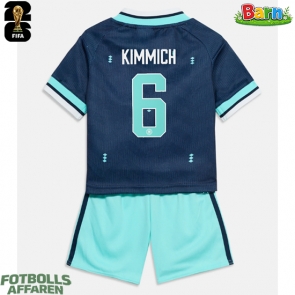Tyskland Joshua Kimmich #6 Bortaställ Barn VM 2026 Kortärmad (+ Korta byxor)